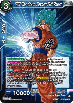 SSB Son Goku, Beyond Full Power (V.1 - Common) - Power Absorbed (Common) [BT20-031]