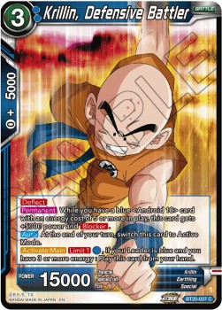 Krillin, Defensive Battler - Power Absorbed (Common) [BT20-037] Hauptbild