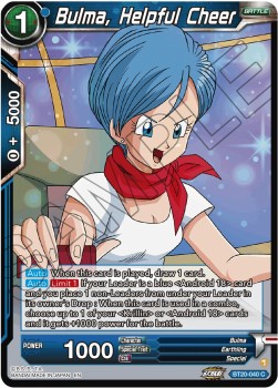 Bulma, Helpful Cheer - Power Absorbed (Common) [BT20-040] Hover Image