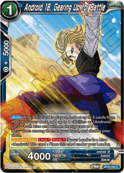 Android 18, Gearing Up for Battle (V.1 - Common) - Power Absorbed (Common) [BT20-042] Hauptbild
