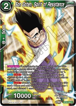Son Goten, Spirit of Resistance - Power Absorbed (Common) [BT20-066] Main image