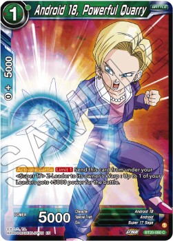Android 18, Powerful Quarry - Power Absorbed (Common) [BT20-080] Hover Image