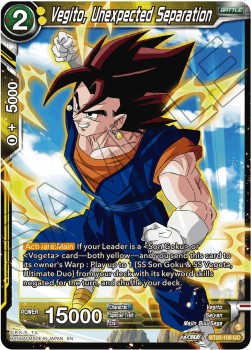 Vegito, Unexpected Separation (V.1 - Uncommon) - Power Absorbed (Uncommon) [BT20-100] Hover Image