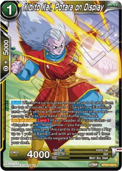 Kibito Kai, Potara on Display - Power Absorbed (Common) [BT20-103] Hover Image