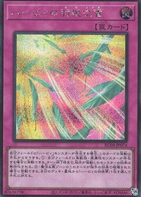 Harpie's Feather Storm — Rarity Collection Quarter Century Edition (RC04-074) Yu-Gi-Oh! card Main image