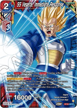 SS Vegeta, Immediate Response - Power Absorbed (Rare) [BT20-137] Hover Image