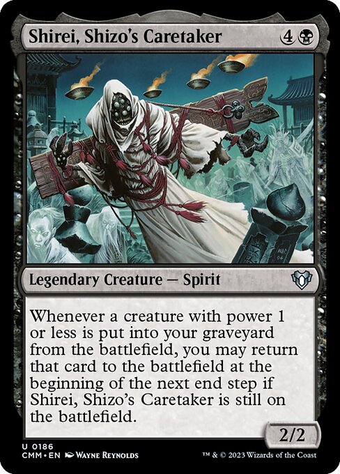 Shirei, Shizo's Caretaker – Commander Masters (CMM-186) Magic: The Gathering card