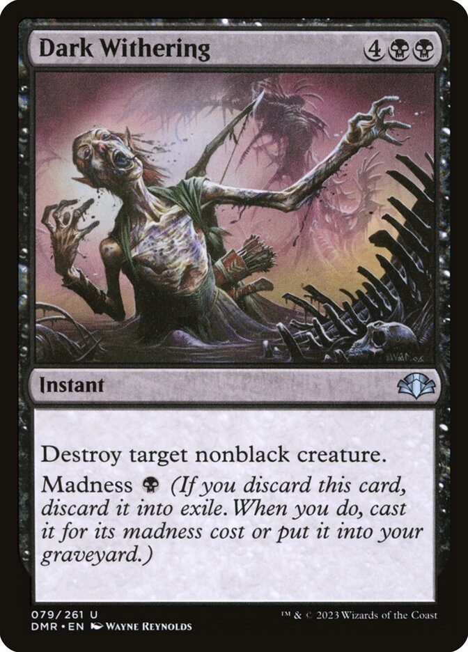 Dark Withering - Dominaria Remastered (Uncommon) [DMR-79]