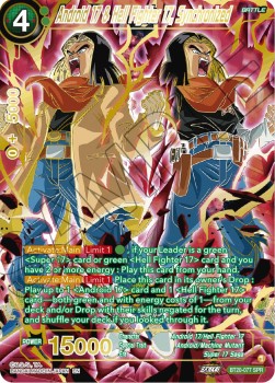 Android 17 & Hell Fighter 17, Synchronized (V.2 - Special Rare) - Power Absorbed (Special Rare) [BT20-077] Hover Image