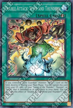 Double Attack! Wind and Thunder!! - Maze of Memories (Rare) [MAZE-008] Image principale du produit