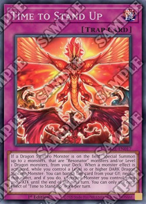 Time to Stand Up — Maze of Memories (MAZE-017) Yu-Gi-Oh! card Immagine principale del prodotto