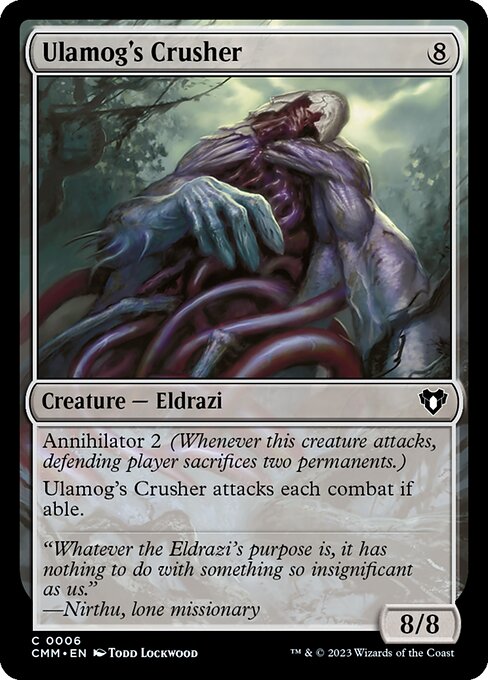 Ulamog's Crusher – Commander Masters (CMM-6) Magic: The Gathering card | LC-REM-20260804-15376410837324-699c0f6f-b26b-4741-8140-8a6030cad127