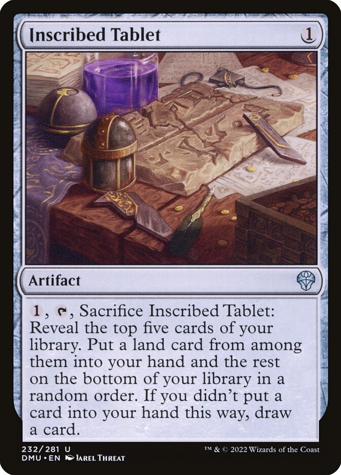 Inscribed Tablet - Dominaria United (Uncommon) [DMU-232]