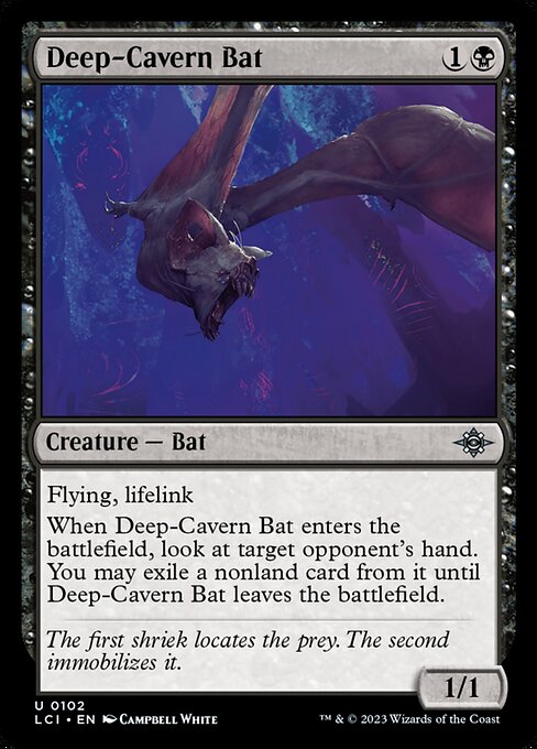 Deep-Cavern Bat – The Lost Caverns of Ixalan (LCI-102) Magic: The Gathering card