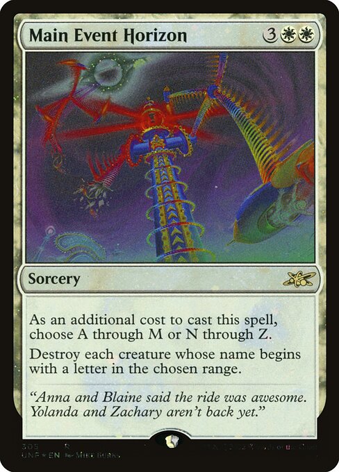 Main Event Horizon – Unfinity (UNF-305) Magic: The Gathering card | LC-REM-20260804-15151535063372-69cbbeba-d236-4635-8f07-df2500c0ef68