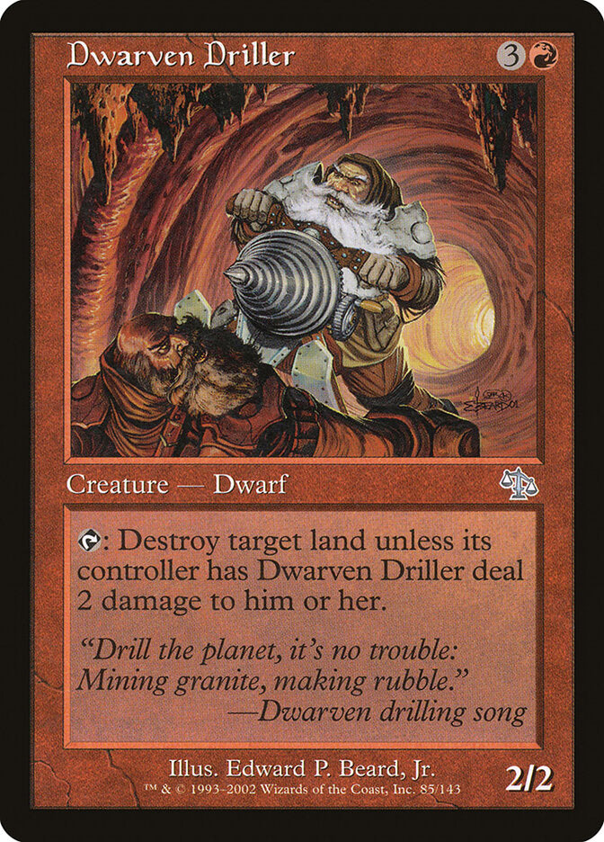 Dwarven Driller - Judgment (Uncommon) [JUD-85] Main image