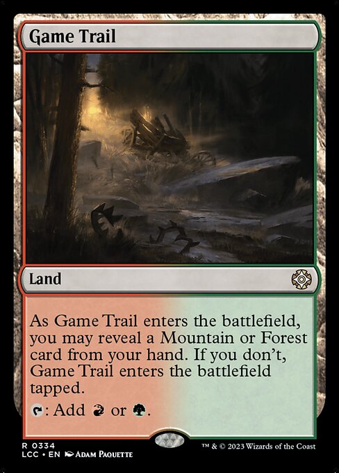 Game Trail – Commander: The Lost Caverns of Ixalan (LCC-334) Magic: The Gathering card Main image