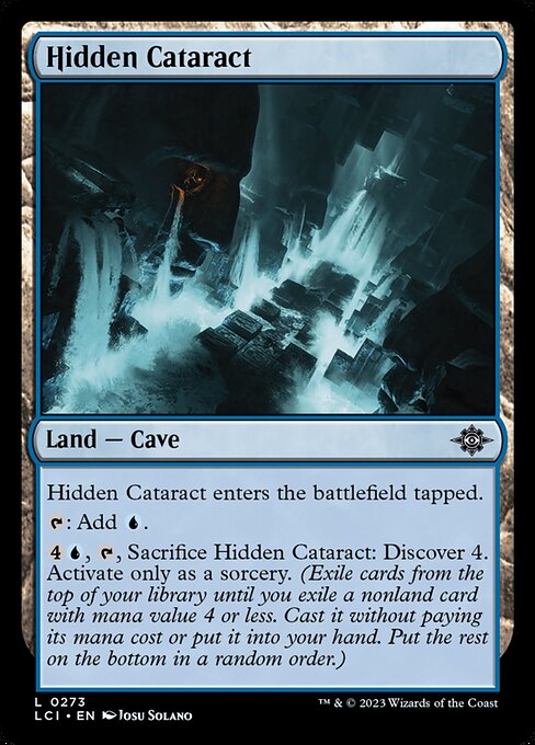 Hidden Cataract – The Lost Caverns of Ixalan (LCI-273) Magic: The Gathering card