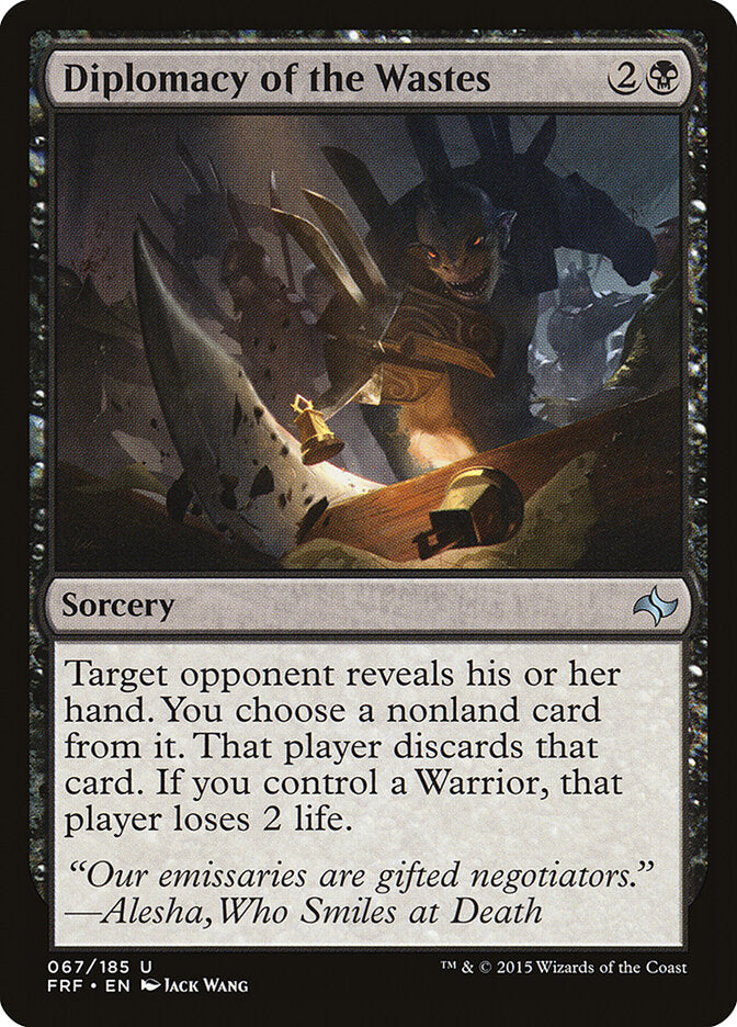 Diplomacy of the Wastes - Fate Reforged (Uncommon) [FRF-67]