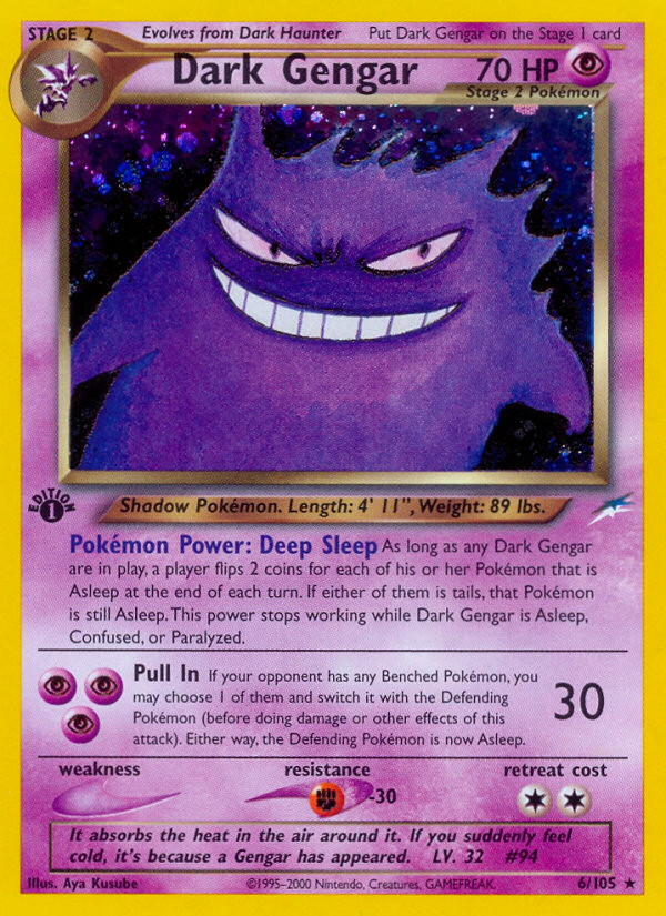 Dark Gengar – Neo Destiny 6 – Pokémon TCG single card Image principale du produit