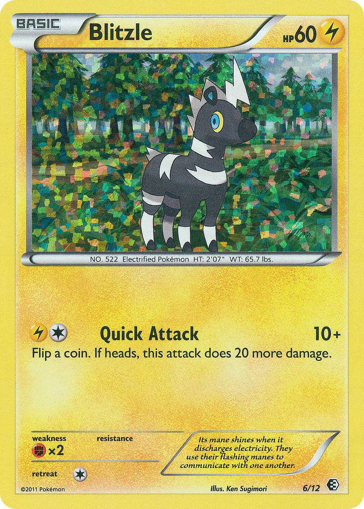 Blitzle – McDonald's Collection 2011 6 – Pokémon TCG single card Hoofdafbeelding