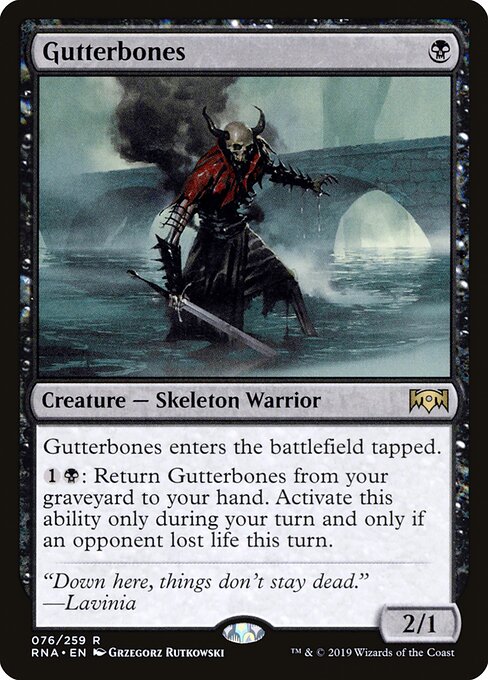 Gutterbones – Ravnica Allegiance (RNA-76) Magic: The Gathering card | LC-REM-20260804-15339574329676-6a1c710b-bd67-4174-ab02-6ae98a7575ac