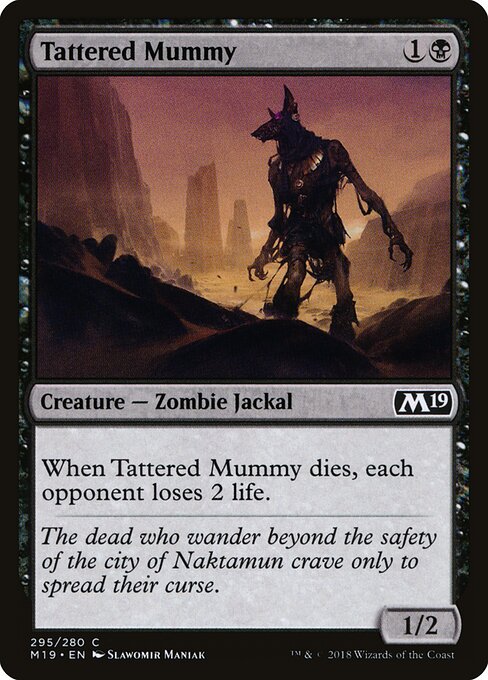 Tattered Mummy – Core 2019 (M19-295) Magic: The Gathering card