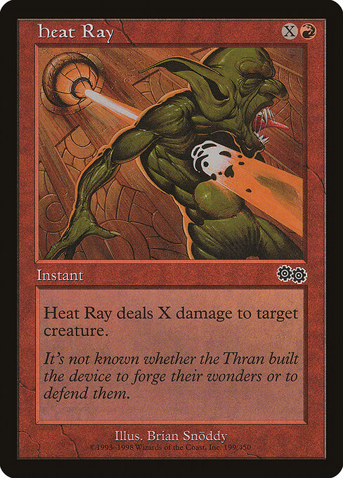 Heat Ray – Urza's Saga (USG-199) Magic: The Gathering card Imagen principal del producto