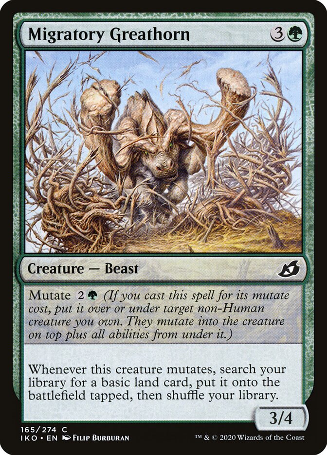Migratory Greathorn - Ikoria: Lair of Behemoths (Common) [IKO-165] Imagen principal del producto