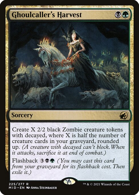 Ghoulcaller's Harvest – Innistrad: Midnight Hunt (MID-225) Magic: The Gathering card