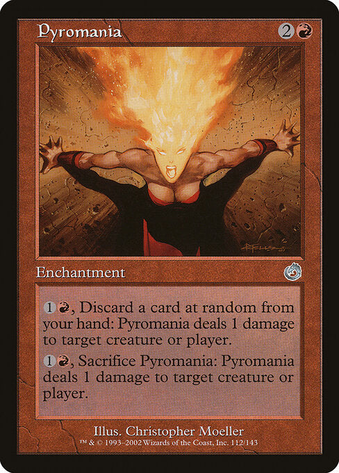 Pyromania – Torment (TOR-112) Magic: The Gathering card