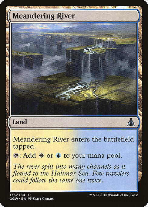 Meandering River – Oath of the Gatewatch (OGW-173) Magic: The Gathering card