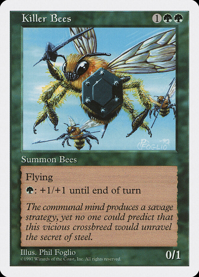 Magic-kaart Killer Bees 5ED-307 uit Fifth Edition (Uncommon) Immagine principale del prodotto