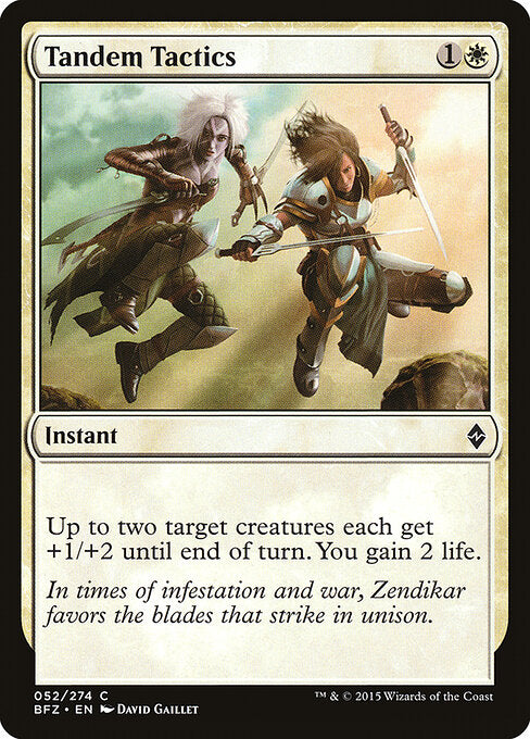 Tandem Tactics – Battle for Zendikar (BFZ-52) Magic: The Gathering card
