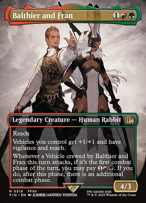 Balthier and Fran – Final Fantasy (FIN-319) Magic: The Gathering card | LC-REM-20260804-15517242097996-6aaba8b1-1fcb-4a73-894f-f32400352c8c