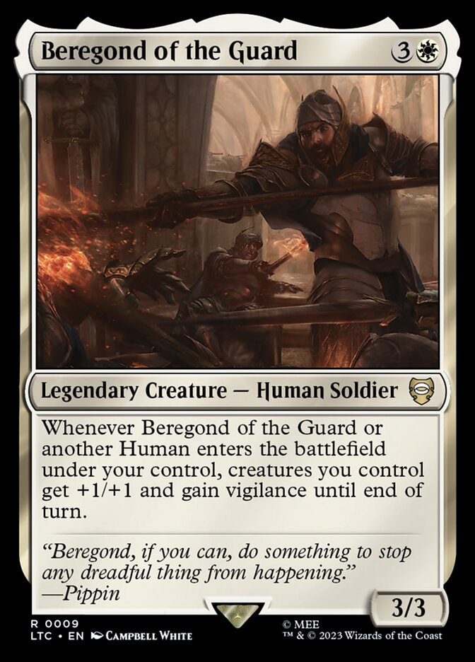 Beregond of the Guard - Commander: The Lord of the Rings: Tales of Middle-earth (Rare) [LTC-9] Imagen principal del producto