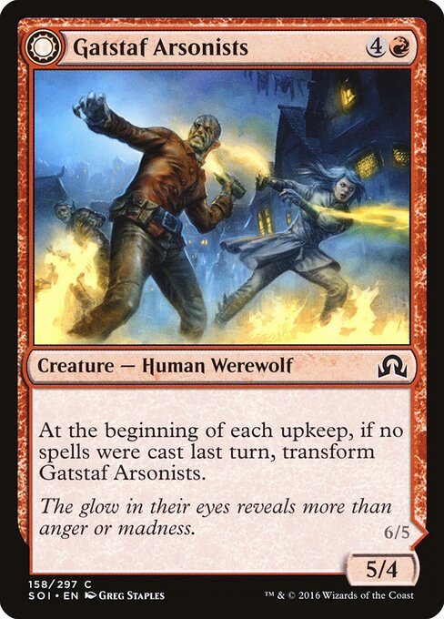 Gatstaf Arsonists // Gatstaf Ravagers – Shadows over Innistrad (SOI-158) Magic: The Gathering card | LC-REM-20260804-15150743650636-6ab67098-d3d5-4799-ae03-c734244f370e