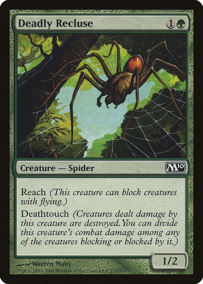 Deadly Recluse - Magic 2010 (Common) [M10-175]