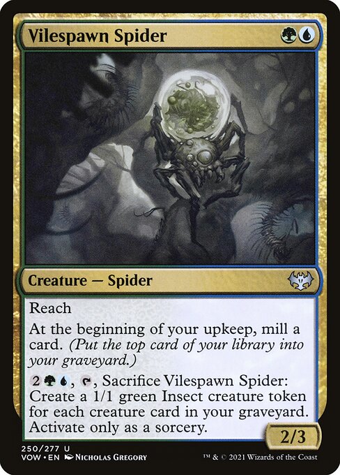 Vilespawn Spider – Innistrad: Crimson Vow (VOW-250) Magic: The Gathering card | LC-REM-20260804-15150672609612-6ad9ae64-6526-4747-9b0c-77d113f58c33