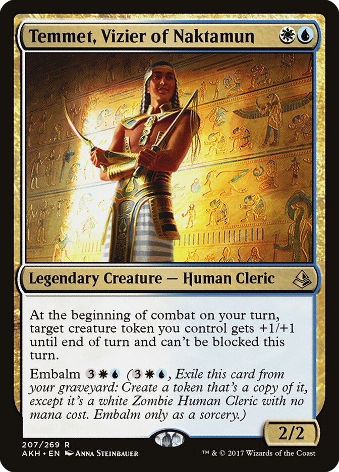 Temmet, Vizier of Naktamun - Amonkhet (Rare) [AKH-207]