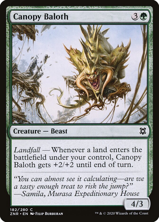 Canopy Baloth - Zendikar Rising (Common) [ZNR-182]