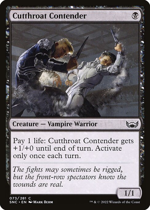 Cutthroat Contender – Streets of New Capenna (SNC-73) Magic: The Gathering card | LC-REM-20260804-15353008390476-6b23b3e4-58cf-4b5d-bdcb-410a403b4987