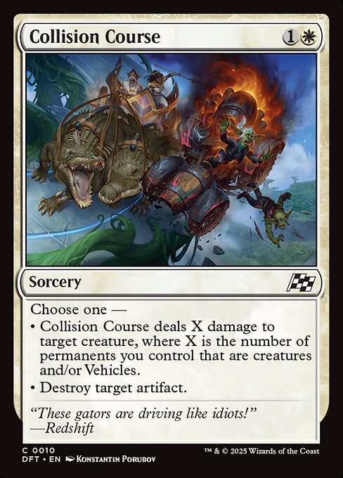 Collision Course – Aetherdrift (DFT-10) Magic: The Gathering card