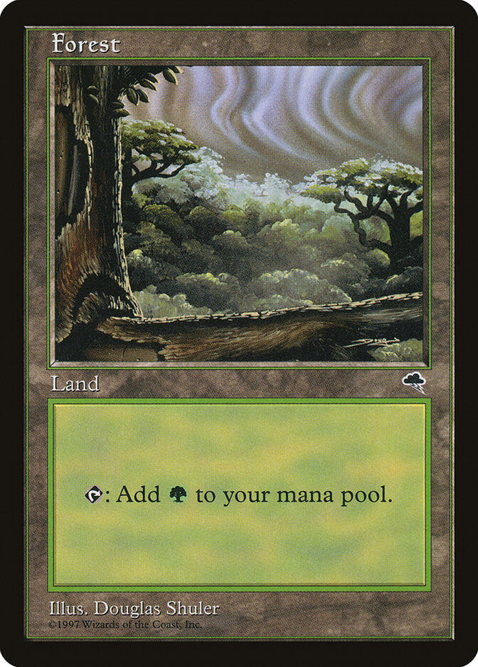 Magic-kaart Forest TMP-349 uit Tempest (Land)