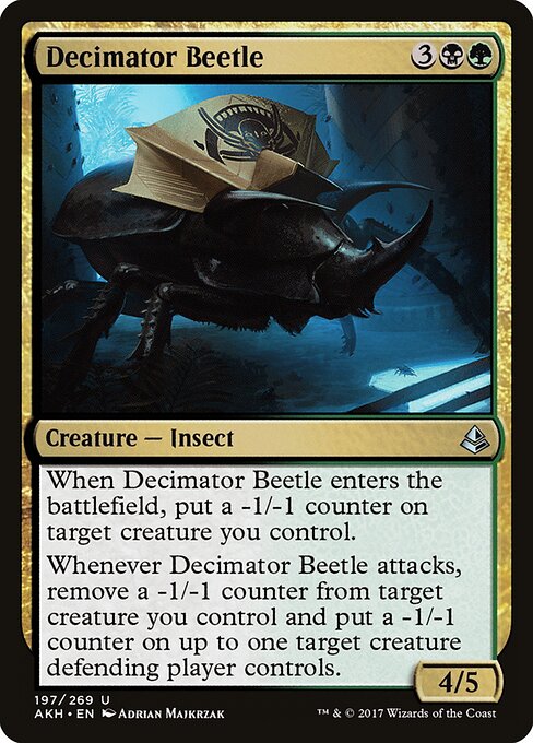 Decimator Beetle – Amonkhet (AKH-197) Magic: The Gathering card