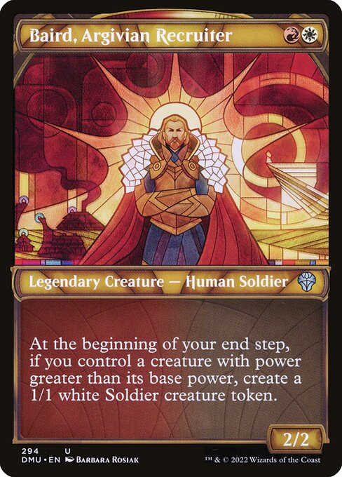 Baird, Argivian Recruiter – Dominaria United (DMU-294) Magic: The Gathering card | LC-REM-20260804-15150927642956-6b7acac3-cb41-46bb-ae5e-98dc60620e53