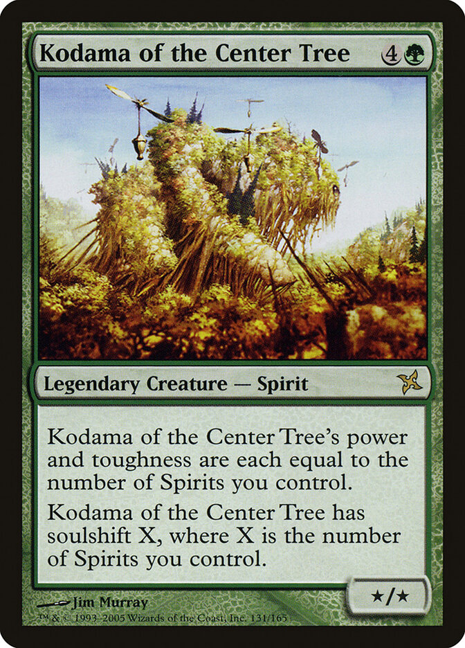 Magic-kaart Kodama of the Center Tree BOK-131 uit Betrayers of Kamigawa (Rare) Imagen principal del producto