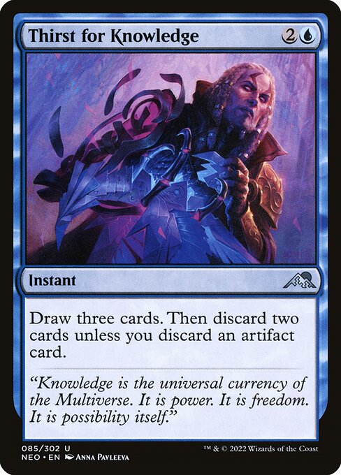 Thirst for Knowledge – Kamigawa: Neon Dynasty (NEO-85) Magic: The Gathering card | LC-REM-20260804-15359431704908-6b927837-8252-4ea7-b2d0-ab624de65bd7 Main image
