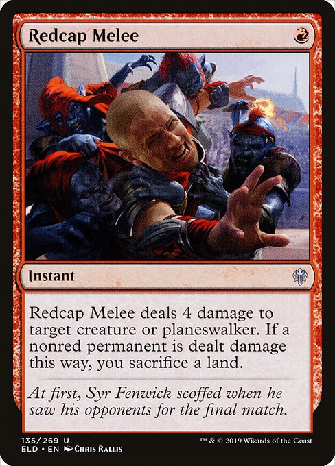 Redcap Melee – Throne of Eldraine (ELD-135) Magic: The Gathering card