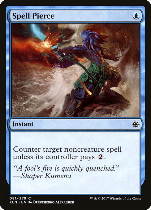 Spell Pierce – Ixalan (XLN-81) Magic: The Gathering card
